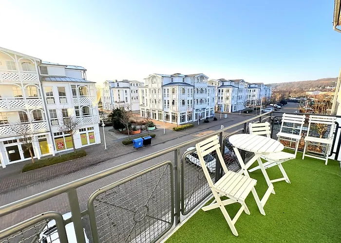 Fewo 9 Im Haus Huehnergott Sellin - Mit Geschirrspueler Und Balkon דירה